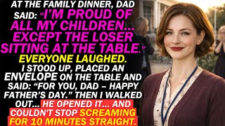 My Dad Burst Out At Family Reunion I'm Proud Of All My Children, Except The Loser.—So I Handed Him