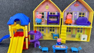 6 Minutes SatisFying with Unboxing Peppa Pig's slide playground Set Review Compilation ASMR