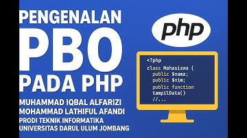 Praktikum Pemrograman Berorientasi Objek (PBO) PHP + MySQL