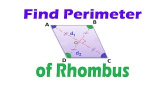 How to Calculate Perimeter of Rhombus