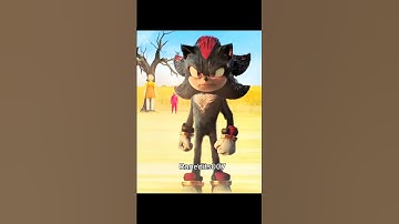 Shadow enter the 💀😱 | Squid Game  sonic the hedgehog | #sonic #edit #shorts