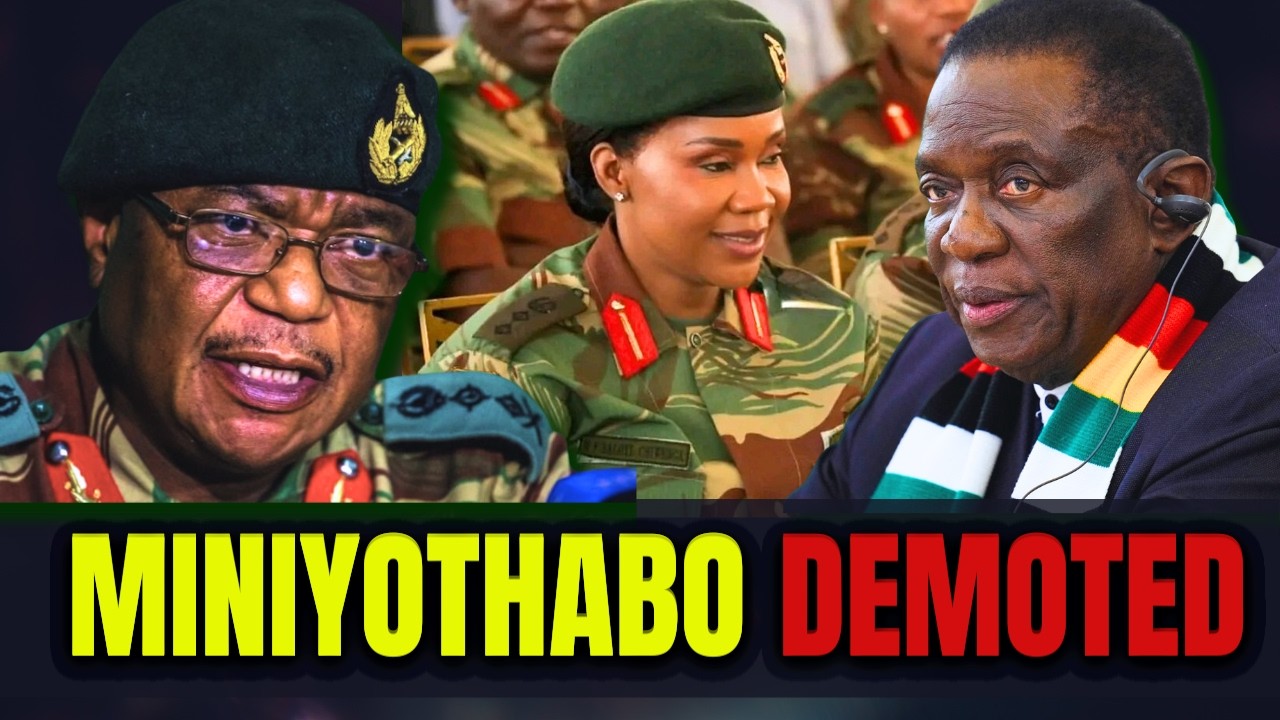 🎴Miniyothabo Chiwenga BOOTED from Powerful Military Intelligent Post - General Husband UNBOTHERED!