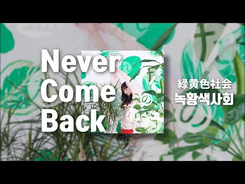 끝나지 않는 희로애락이야💫 : 녹황색사회 (緑黄色社会) - Never Come Back [가사/해석/발음]