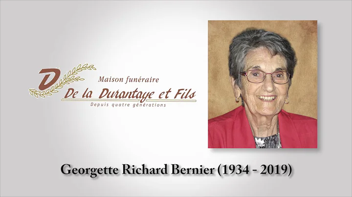 Georgette Richard Bernier (1934 - 2019)