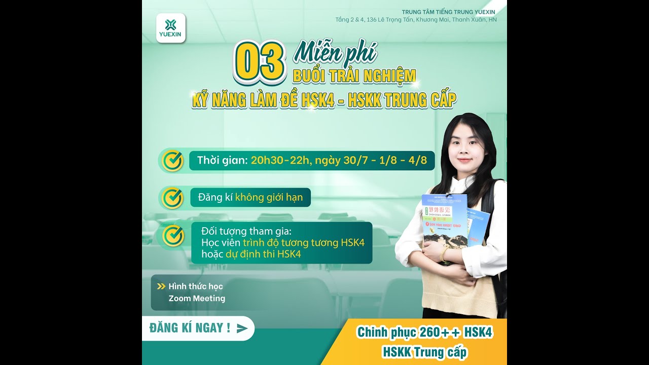 [Luyện thi HSK4] Tips khi làm Phần Đọc hiểu HSK4 - Buổi 1