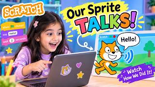 We Made a Talking Character in Scratch! 💻😍