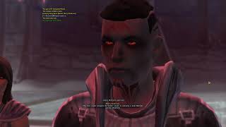 Darth Baras pulls a Vader