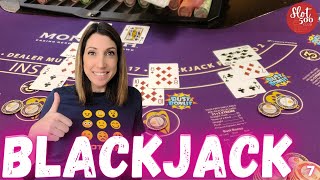 👉Live BLACKJACK ~ 6 Deck ~ #7 Monarch Casino