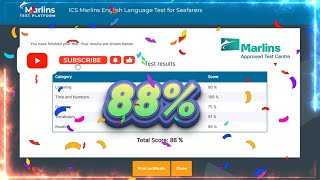 Marlins Test For Seafarer Score 88%