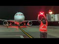 Marshalling Air Canada A320 in to Gate at YOW, Ottawa International Airport