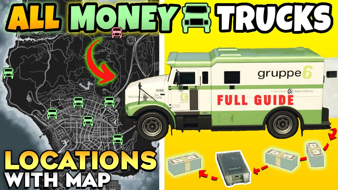 All GTA Online Armored Truck Locations