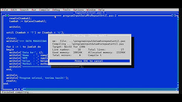 Tugas Pemrograman 1(P12) Perulangan Repeat-Until || 202543570004 Fadli Firmansyah R1S
