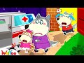 Dont leave me lucy got a boo boo  wolfoo kids stories about siblings  wolfoocanadakidscartoon