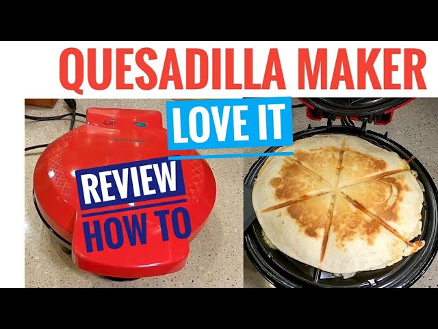 Black + Decker Quesadilla Maker REVIEW & How To Make QM1088 Deep Dish  Pockets 