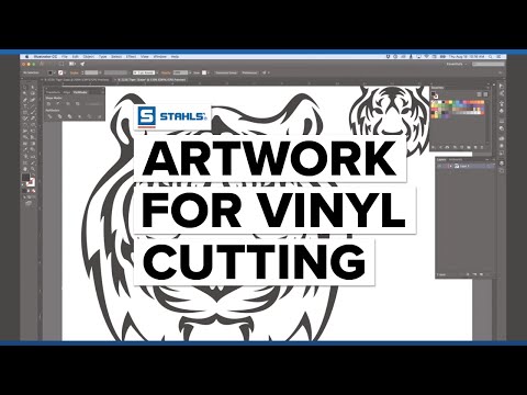 비닐 커팅 용 아트 워크를 만드는 방법-Adobe Illustrator Edition