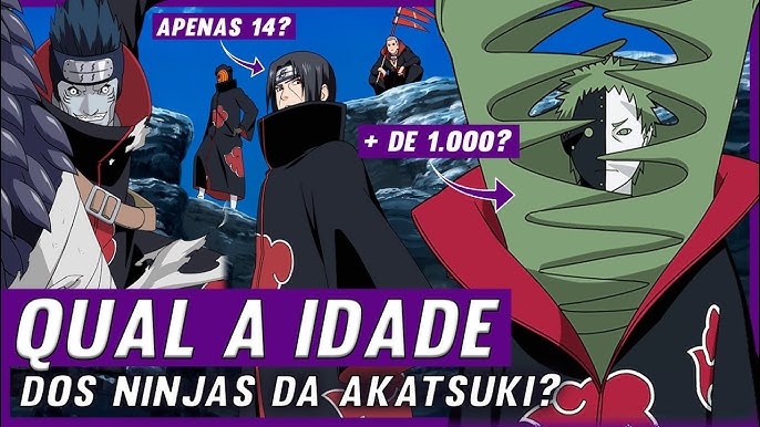 Membros da Akatsuki, do mais fraco ao mais forte