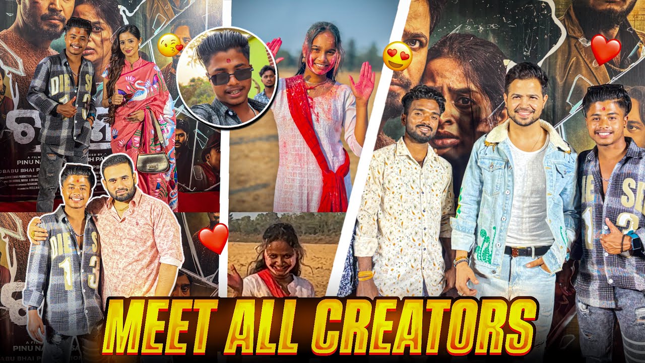 || Meet 😱 All 😎 Creators 🫂 || @rajeshVlogss @BABUBHAIPRODUCTION 