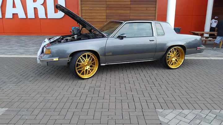 Cutlass 442 on Brush Gold Forgiatos