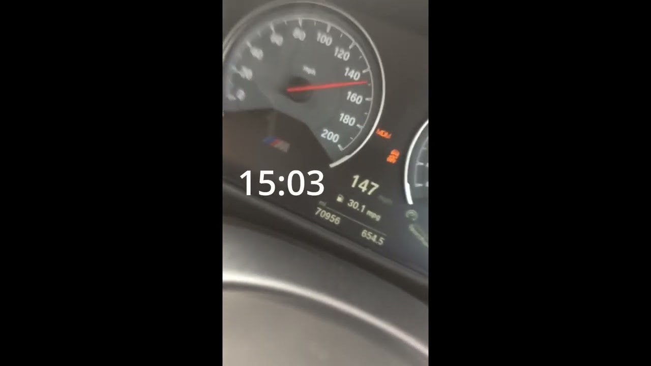 BMW M4 Bootmod 0-170mph Runway Day