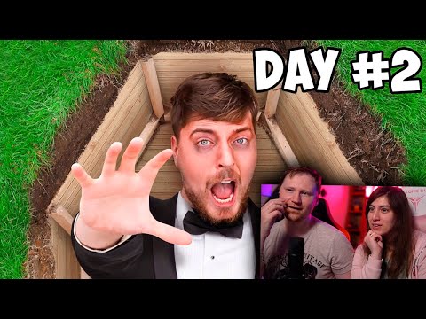 Я провел 50 часов, погребённый заживо | РЕАКЦИЯ на MrBeast
