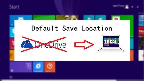 Turn Off Save documents to OneDrive by default in Windows 8.1
