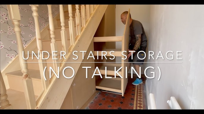 How to Build Under Stair Storage Drawers 