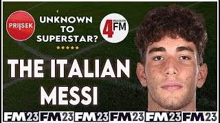 THE ITALIAN MESSI | Simone Pafundi | UNKNOWN TO SUPERSTAR? | #fm23 #messi #wonderkids