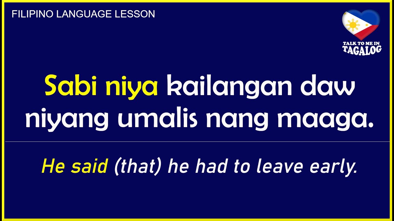 SABI NIYA How To Use HE SAID Or SHE SAID In Filipino TALK TO ME sabi-niya-how-to-use-he-said-or-she-said-in-filipino-talk-to-me