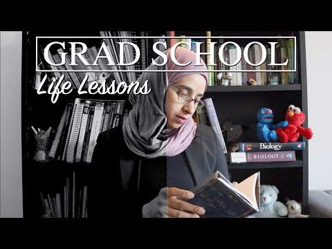 Lessons I learned during my grad & post-grad studies دروس الحياة التي تعلمتها خلال الدراسات العليا