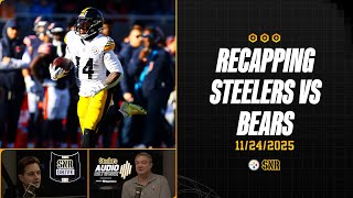 Recapping Steelers vs Bears | SNR Drive (Nov. 24) | Pittsburgh Steelers