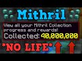 I Reached 40,000,000 Mithril Collection In Hypixel Skyblock