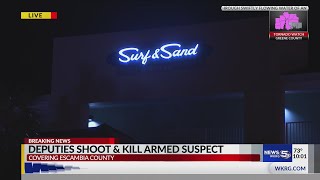 ECSO: Man killed in officer-involved shooting in Pensacola Beach