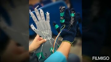 Animatronic Hand- project assignment for SkyfiLabs online course-by Samantha,Meril,Tinu,Mariya,Mekha