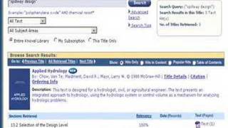Where can I find an engineering book Using Knovel