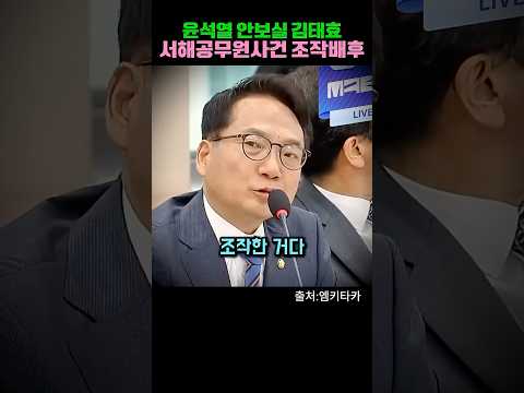 📌서해공무원사건 배후는 <strong>윤정부</strong> 안보실 김태효