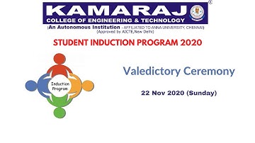 Student Induction Program 2020 -  Valedictory Ceremony
