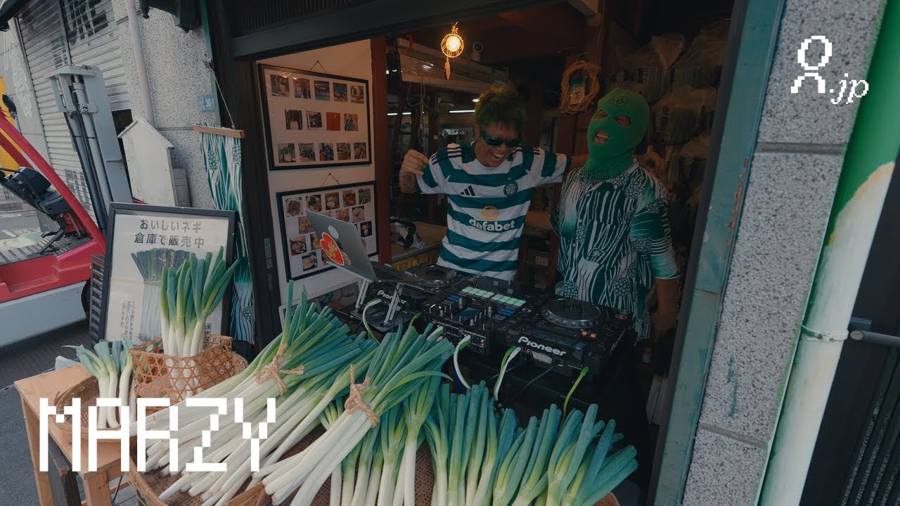 ごちそんぐDJ　Vol①② party mix with green onions (negi) l The Shoten 009 l MARZY l