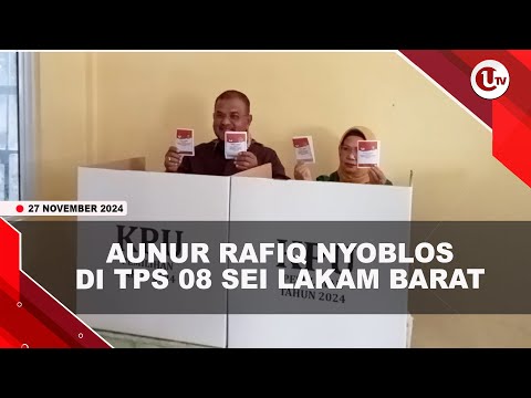 AUNUR RAFIQ BERSAMA ISTRI NYOBLOS DI TPS 08 SEI LAKAM BARAT | U-NEWS