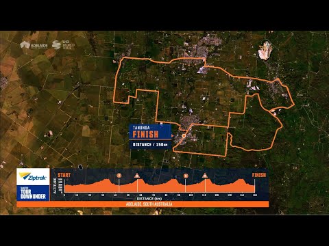 Race Routes | Ziptrak Stage 1 | Santos Tour Down Under 2023