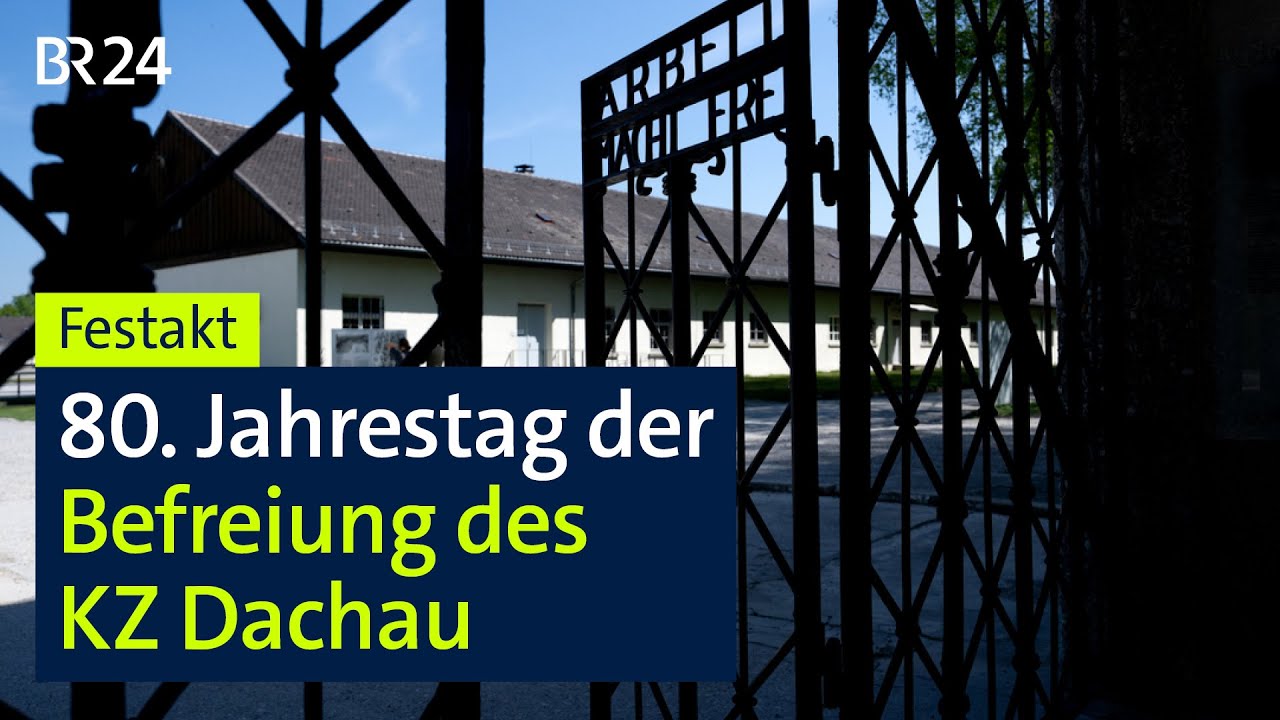 Festakt zum 80. Jahrestag der Befreiung des Konzentrationslagers Dachau ...