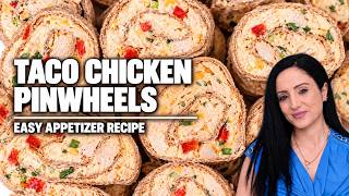 The Best Taco Chicken Pinwheels
