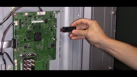 How to fix TV main board with usb firmware update software guide