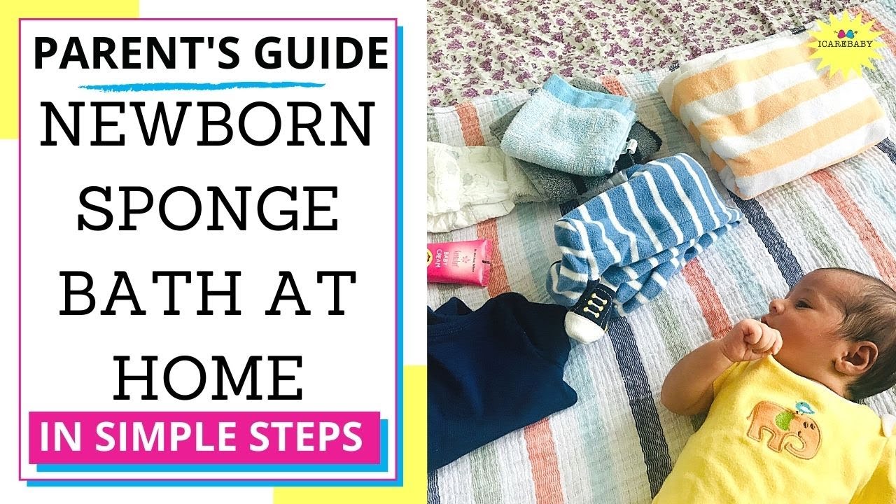 Sponge Bath Newborn Like Pro, Step by Step