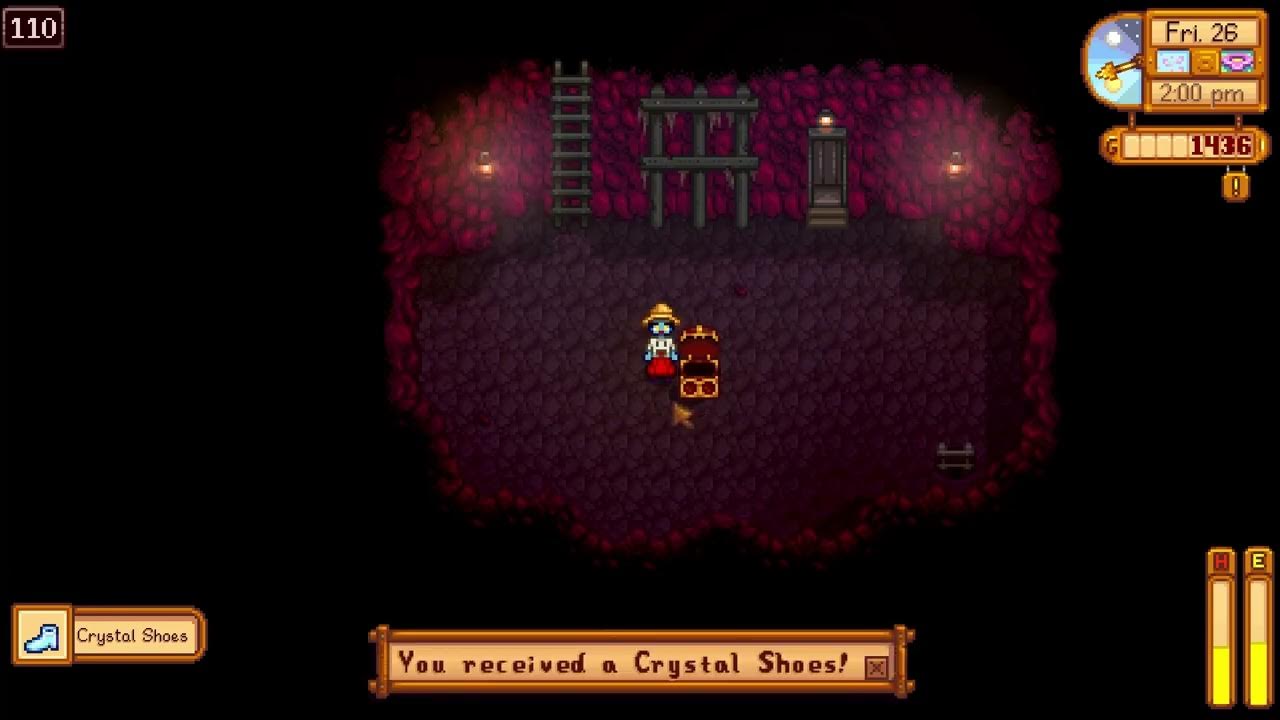 How I got my very first Crystal Shoes Stardew Valley 1.5 YouTube