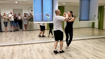 Salsa advanced partnerwork in Tallinn by Alina & Eddie