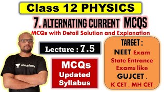 Alternating Current MCQs | Class 12 PHYSICS | Lecture 5