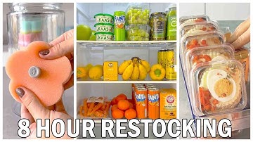 8 Hour Restocking ASMR Videos To Help You Fall Asleep | Cleaning, Organising & Satisfying Sounds ✨