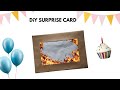 Diy surprise greetings card #artwork #arte #art #greetingcard #artandcraft #diy #diyart #craft