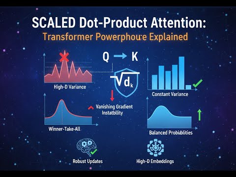SCALED Dot-Product Attention Explained - YouTube