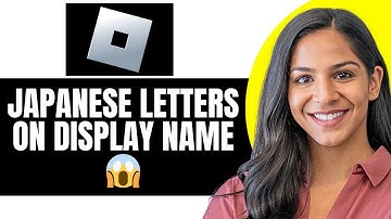 How To Get Japanese Letters On Roblox Display Name (2024)